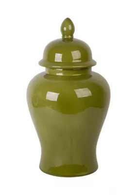 Home Essentials & Beyond 14'' Green Ginger Jar | Belk