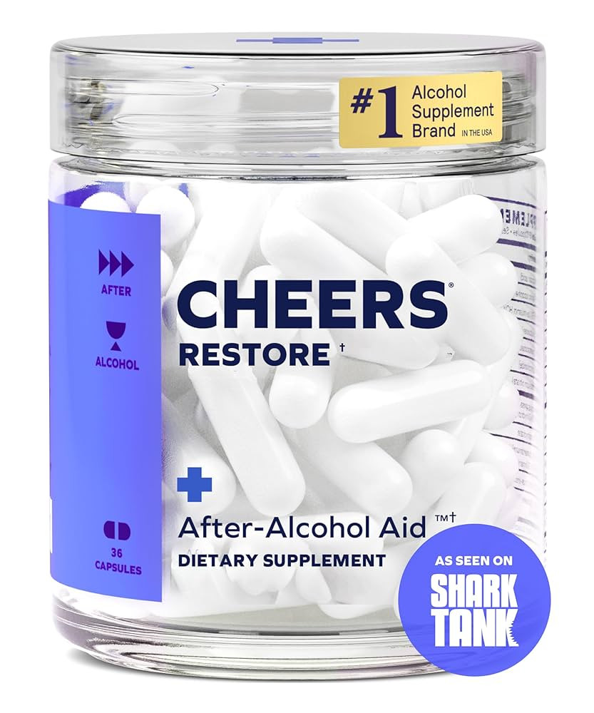 Cheers Restore | Supplement with DHM + L-Cysteine | Feel Better After Drinking & Support Your Liv... | Amazon (US)