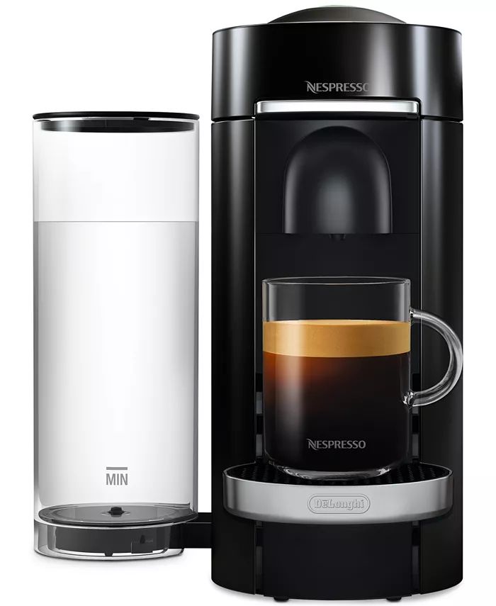 Nespresso Black VertuoPlus Deluxe Coffee and Espresso Machine by De'Longhi & Reviews - Small Appl... | Macys (US)