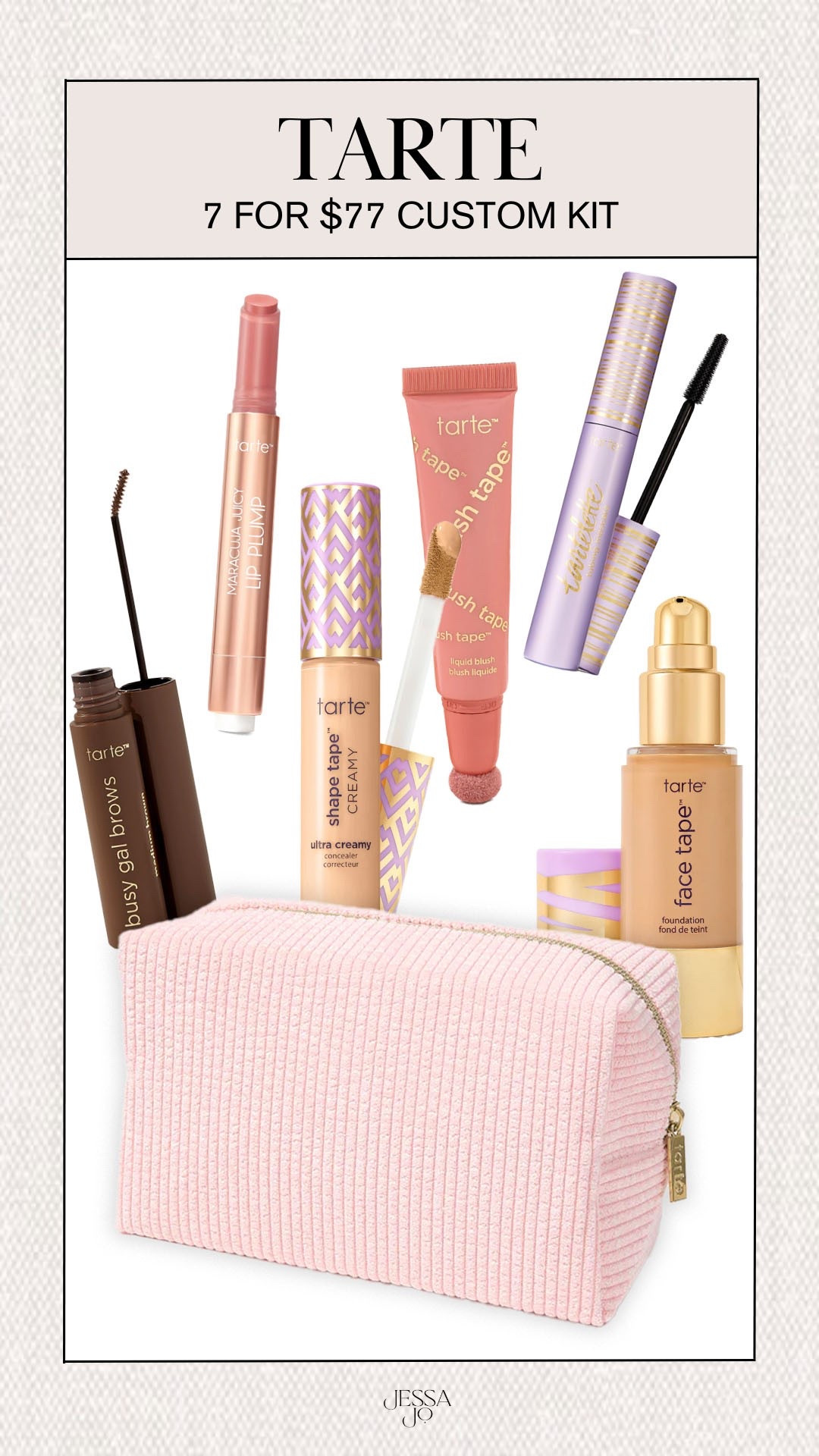 Tarte cosmetics. Tarte 7 for $77 custom kit. Target build your own kit. Tarte favorites.

#LTKgrwm #LTKBeauty #LTKSaleAlert