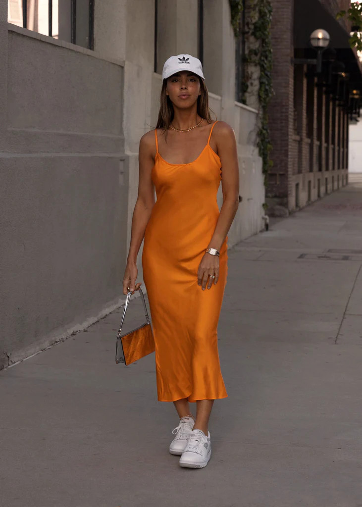 ALOHA DRESS - ORANGE | Shop Tan Lines