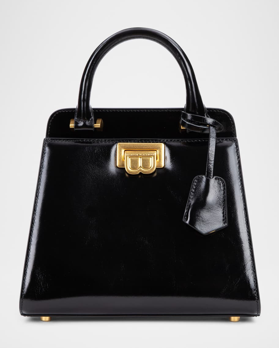 Jasmine Cowhide Leather Shoulder Bag | Neiman Marcus