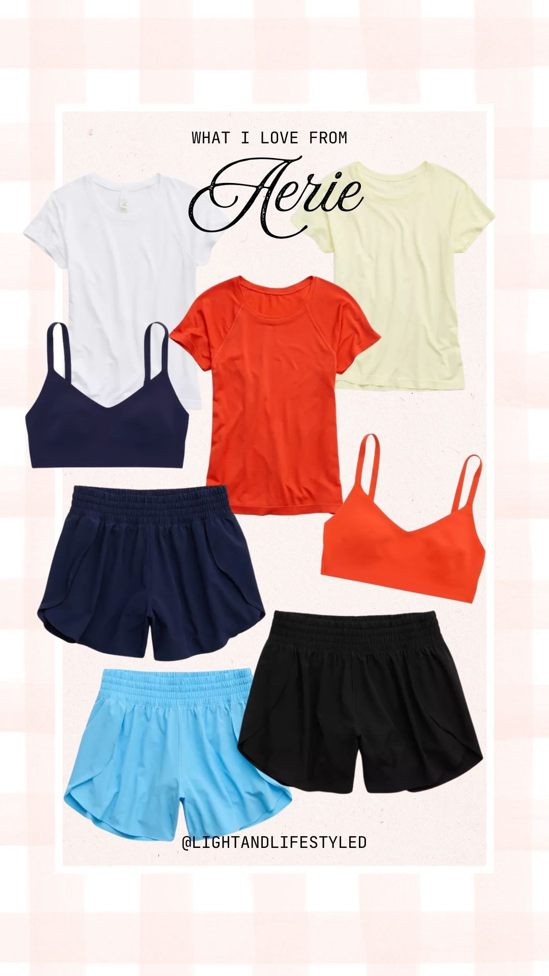 These are some of my ultimate favorite running pieces… Perfect for summer heat. Wearing size small. Love the grab these when they are on sale. @Aerie 

#LTKxAerie