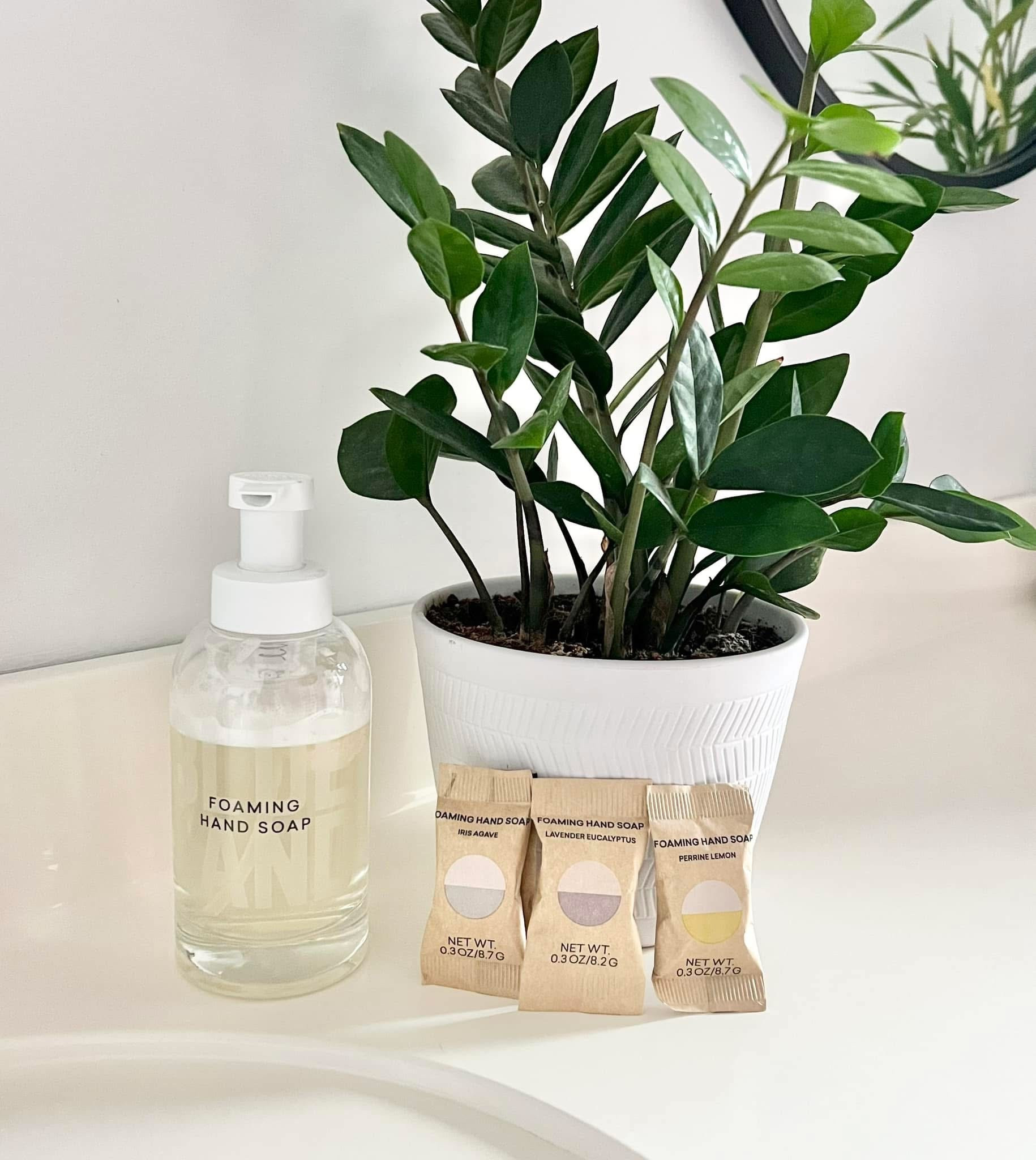 If you’re a fan of foaming hand soap you’re going to love this product. One of @blueland best selling products is the Hand Soap Starter Kit.

 Each starter kit includes 
- 1 Reusable 9oz glass bottle
- 3 Refill tablets in Iris Agave, Perrine Lemon & Lavender Eucalyptus scents

One thing I like about @bluelands hand soap is the variety of scents they offer. There’s something for everyone. 

Free shipping on $50+ orders 

#LTKHome #LTKFindsUnder50