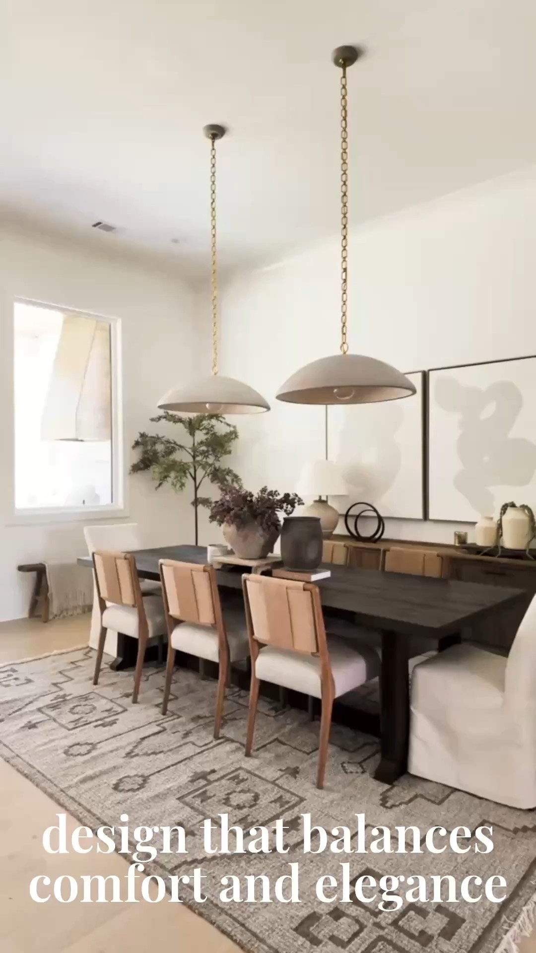 There’s something so peaceful about a room that feels balanced — natural light, earthy tones, soft shapes, and timeless finishes. This dining room is where Modern Classic dreams come true.

Do you want to bring our dreamy Modern Classic style interior design into your own home? 🏡 You’re in luck! Reserve our Online Interior Design packages today -> https://porcheandco.com/edesign ✨
We can’t wait to work with you & design your home with #porcheandco

#porcheandco #moderndiningroom #neutraldecor #classicinteriors #interiordesign #homestyling #timelessdesign



#LTKHome #LTKvlog #LTKdayinmylife