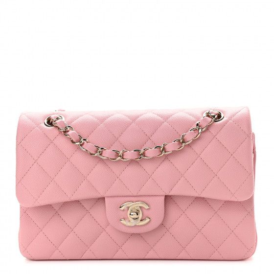 CHANEL

Caviar Quilted Small Double Flap Pink | Fashionphile