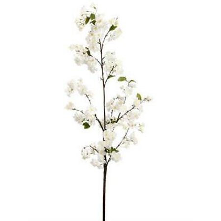 White Artificial Cherry Blossom Branch - 65"" Tall | Walmart (US)