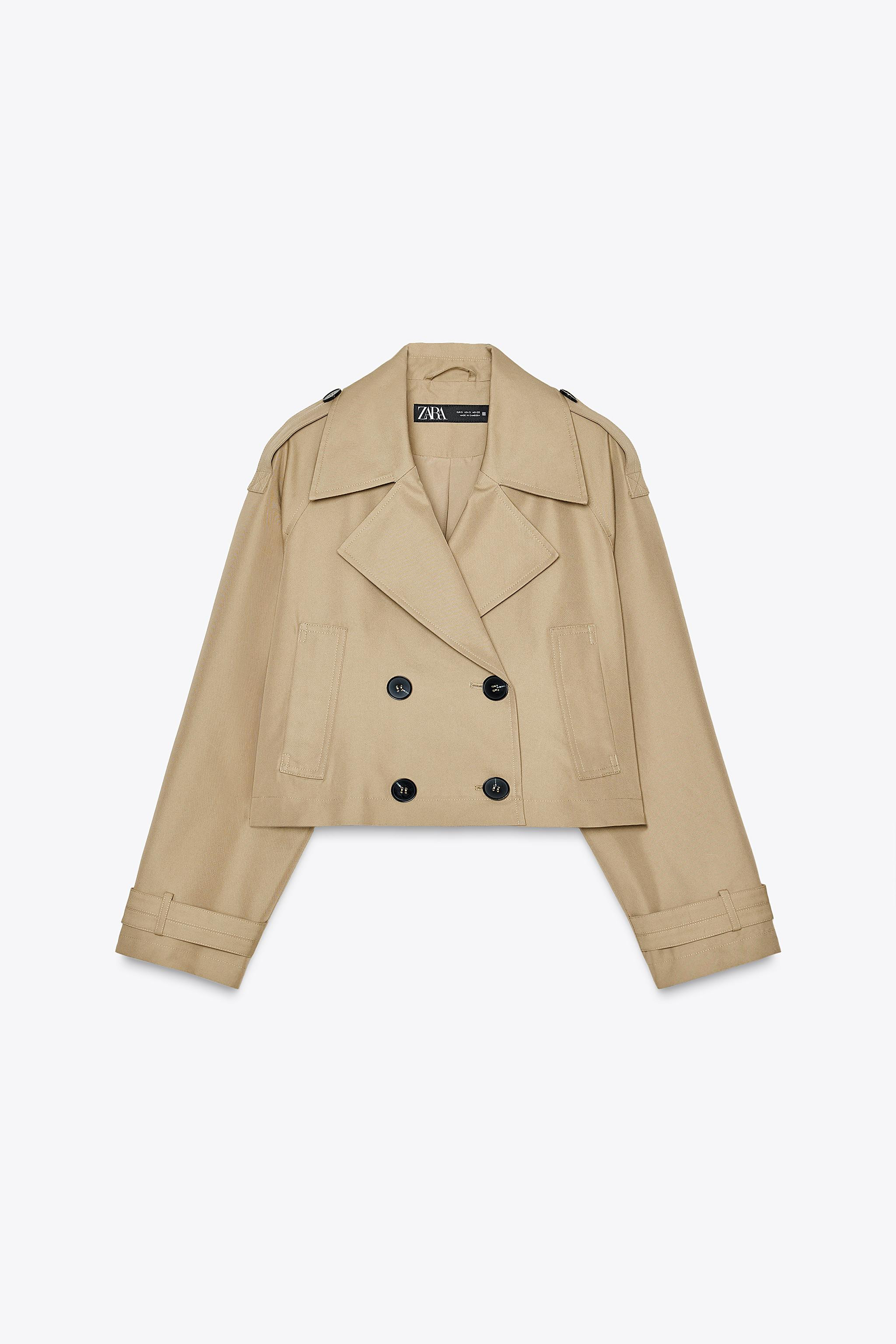 SHORT DOUBLE-BREASTED JACKET | Zara UK