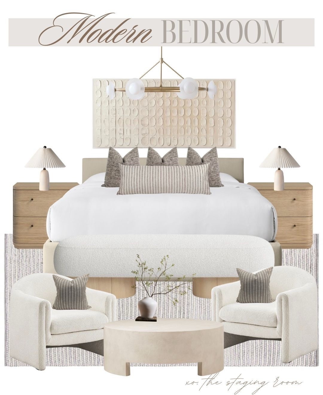 Modern bedroom design inspo

King bed, queen bed, platform bed, low bed, bed bench, upholstered bench, bedroom bench, boucle chairs, boucle bench, accent chairs, lounge chairs, coffee table, round coffee table, sitting area, lounge area, bedroom rug, area rug, night stands, night tables, table lamps, chandelier, bedroom art, wall art, large art, cozy home, neutral home, bed cushions, bedding, pillow covers  

#LTKhome #LTKcanada #LTKsale