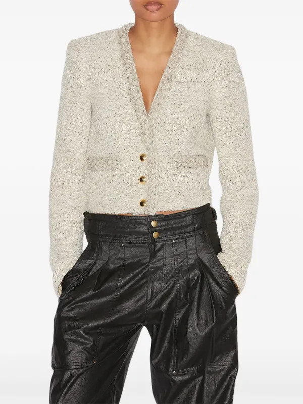 ISABEL MARANT Gwendoline Jacket | Neutrals | FARFETCH UK | Farfetch Global