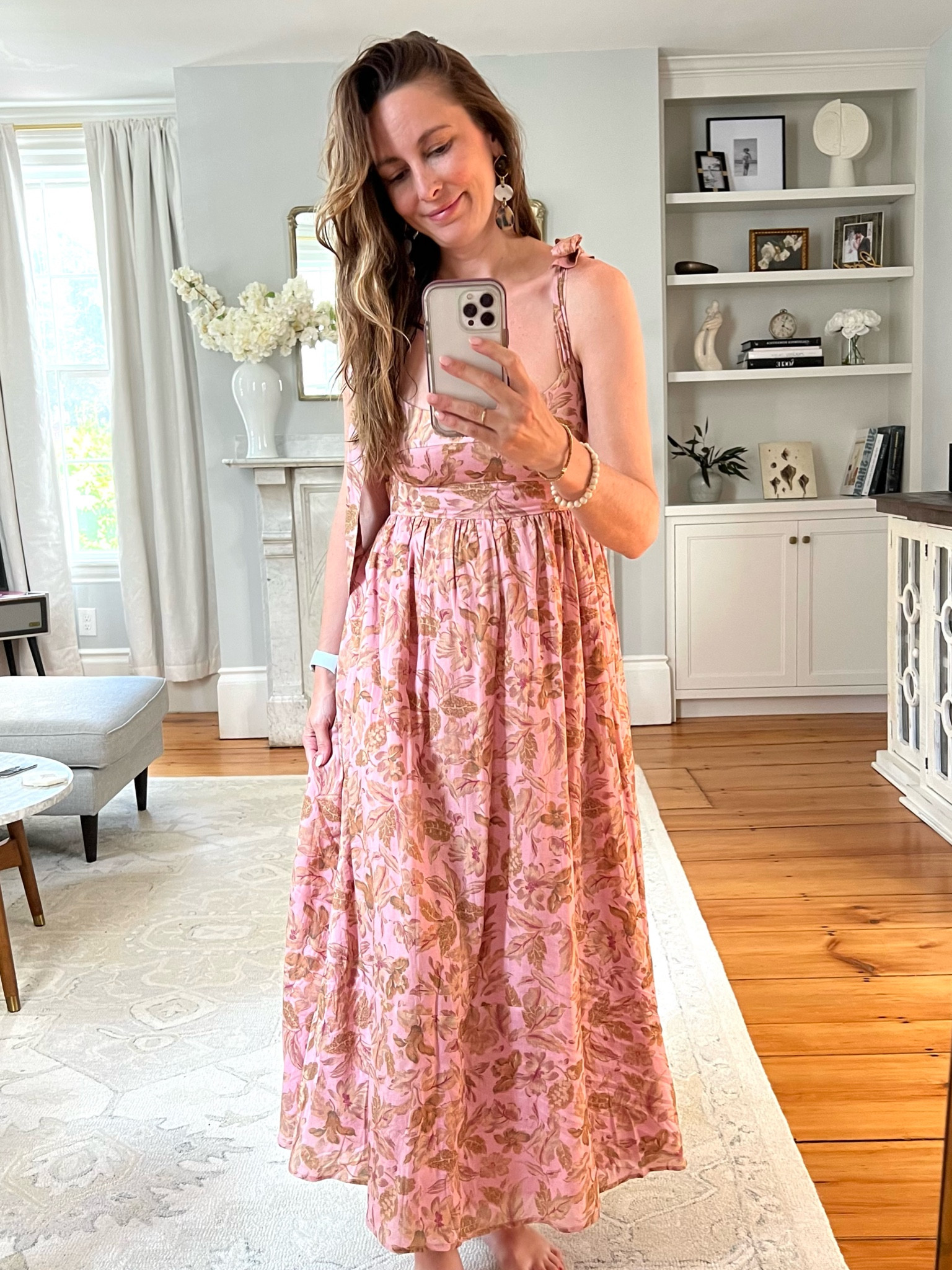Pretty little pink dress, sundress, summer dress, summer maxi dress, easy summer look, fits tts and love the pretty tie straps 

#LTKFind #LTKunder100 #LTKSeasonal