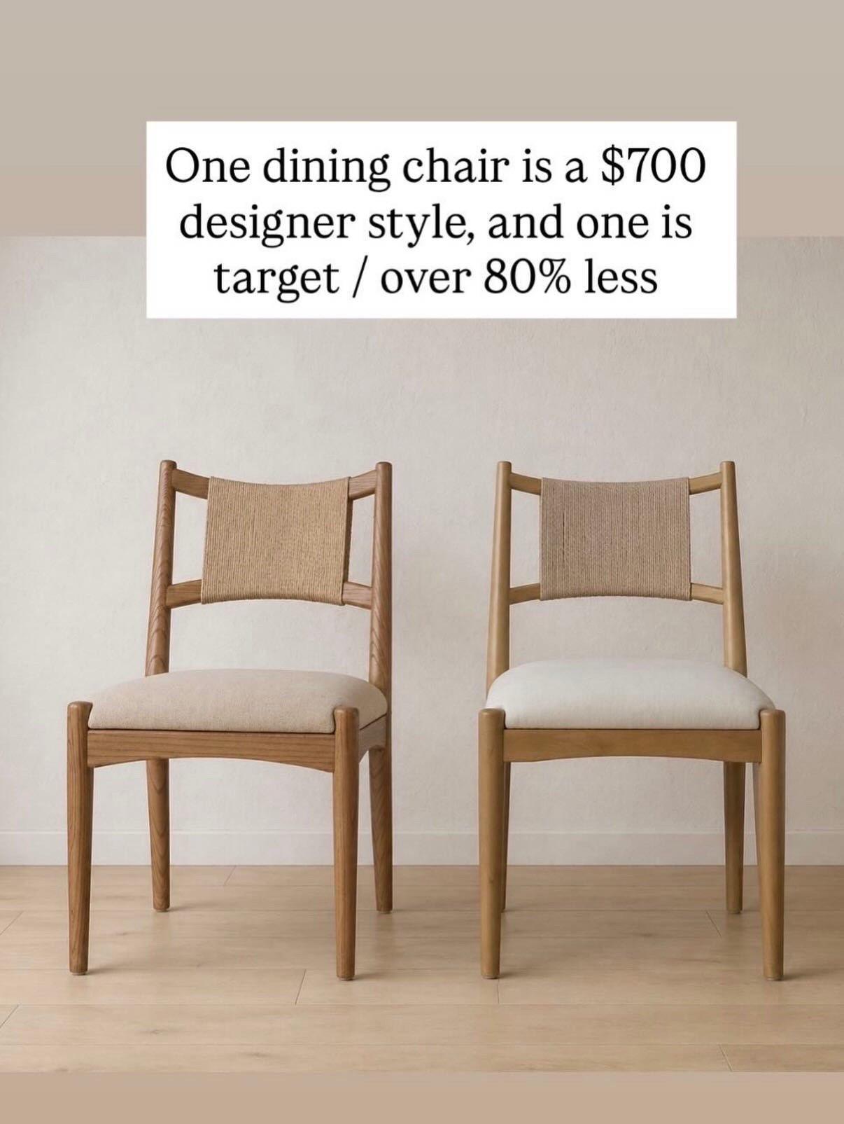 The most stunning brand new dining chairs. Will never believe this price!! Identical to McGee and Co  ￼

#LTKHome #LTKSaleAlert