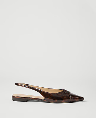 Ann Taylor Hardware Cutout Slingback Flat | Ann Taylor
