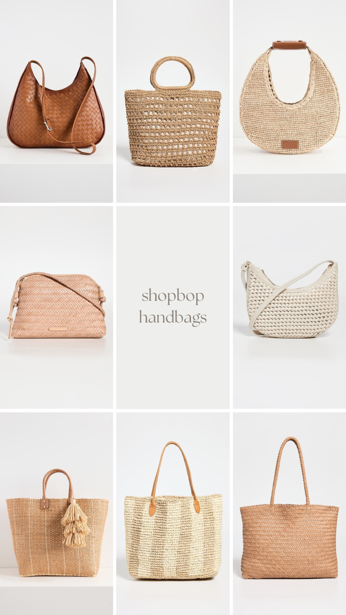 •shopbop the style event•

my picks for some neutral handbags that would be perfect for spring + summer

#LTKover40 #LTKsalealert #LTKitbag