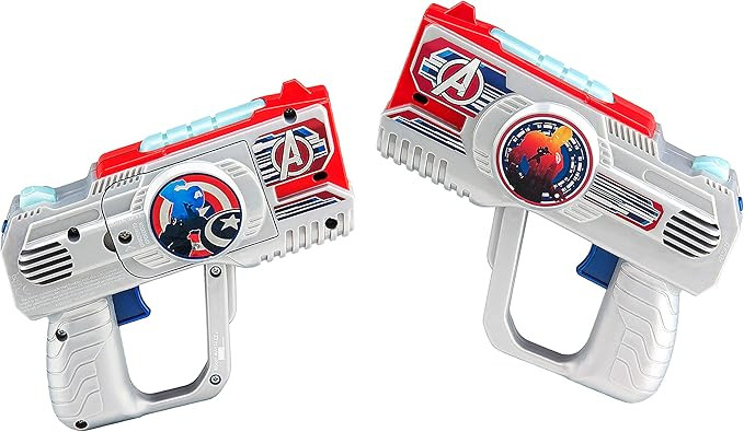 eKids Avengers Assemble Laser Tag for Kids Infared Lazer Tag Blasters Lights Up & Vibrates When H... | Amazon (US)