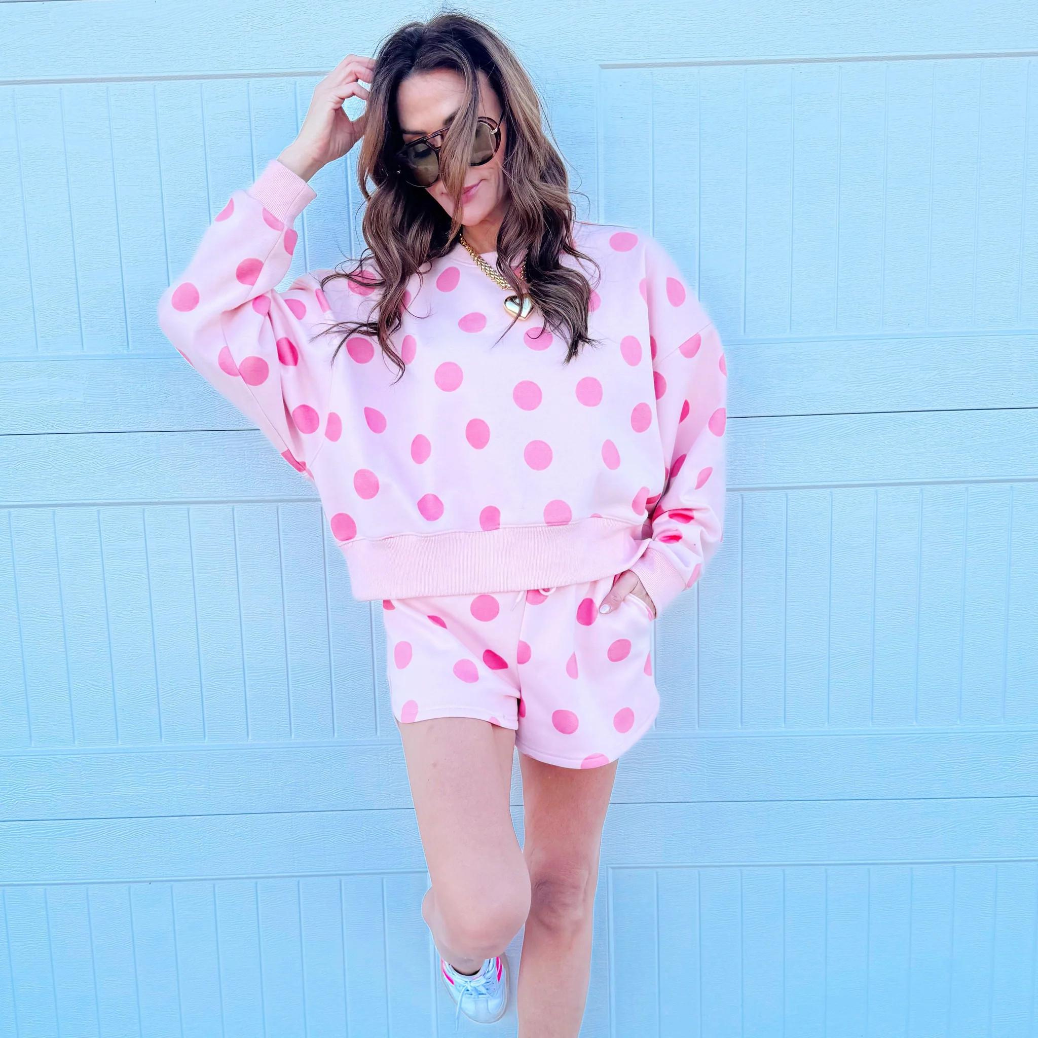 Blush Polka Dot Short - Pre Order! | Poppy & Pine