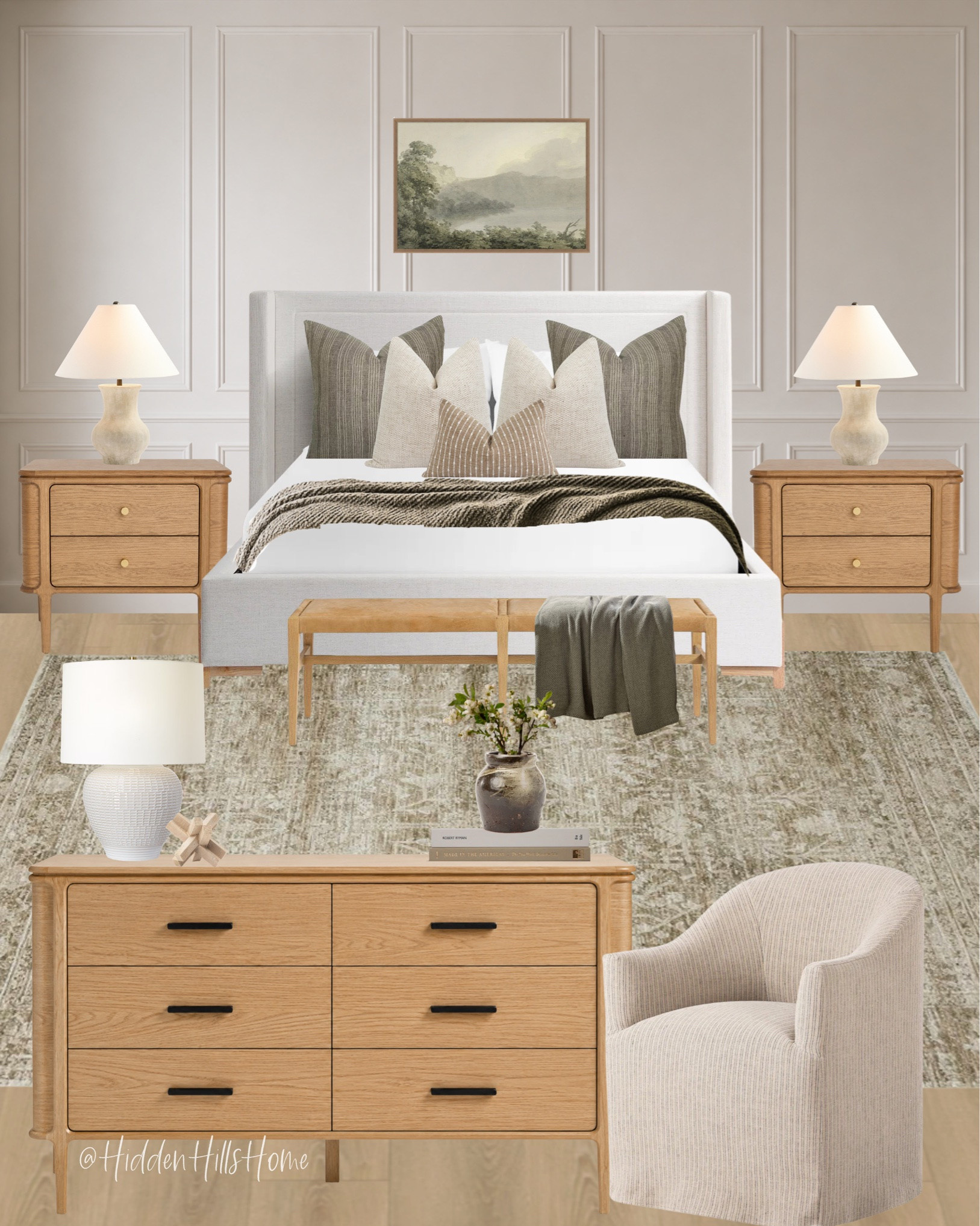 Bedroom mood board, bedroom design ideas, bedroom inspiration, bedding, home decor ideas, nightstands, bedroom rug #rug

#LTKHome #LTKSaleAlert #LTKSeasonal