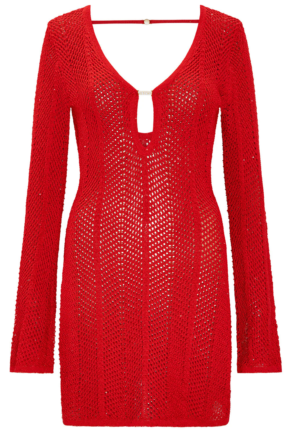 Keyhole Short Red Dress | VETCHY LLC