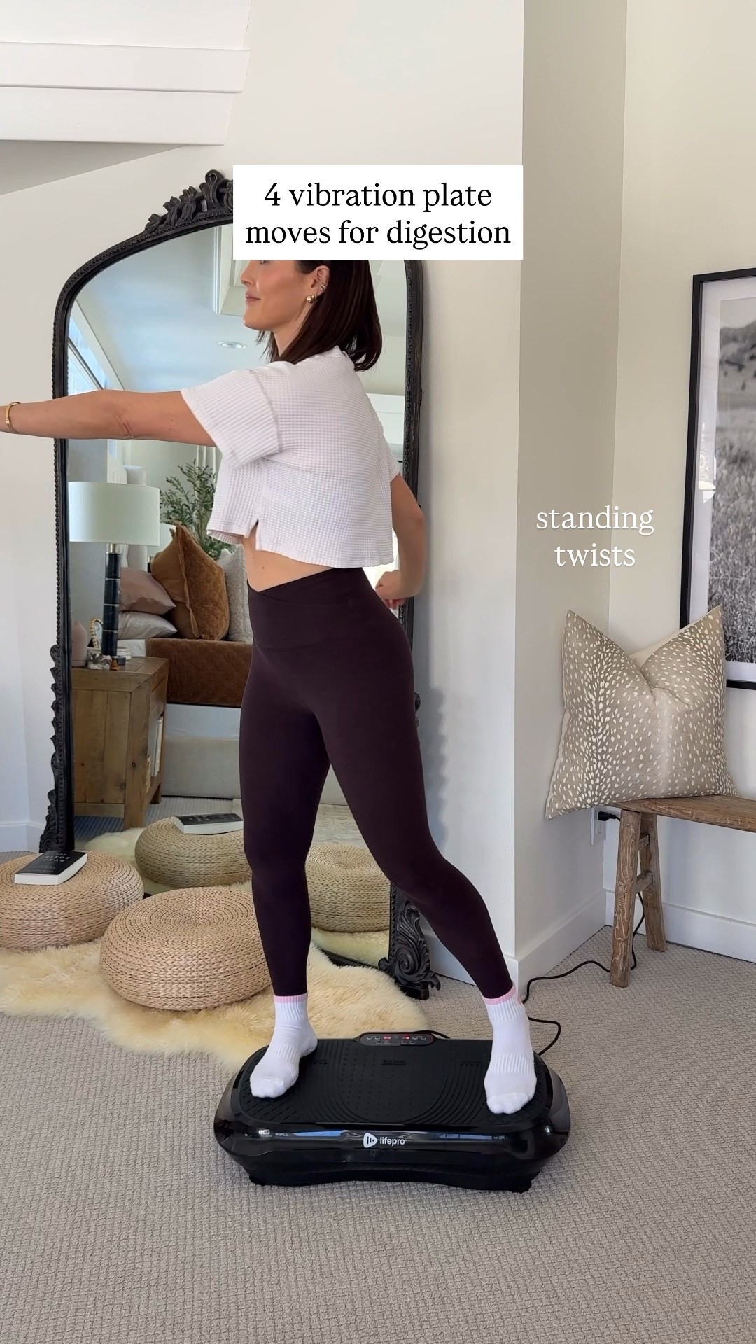 4 of my favorite moves for digestion on the vibration plate👯‍♀️ the exact one I have is currently 20% off👏🏻

Amazon sale
Wellness
Health 

#LTKActive #LTKselfcare #LTKmorningroutine
