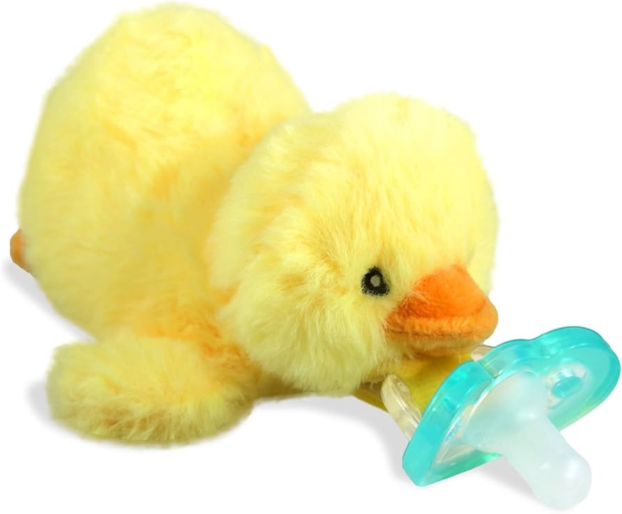 RaZbaby Duck RaZbuddy Stuffed Animal Pacifier Holder for Newborns & Up, Made in The USA, Detachab... | Amazon (US)