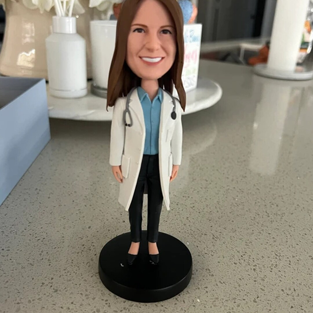 Bobbleheads Custom, Female Bobbleheads ,bobbleheads Custom Graduation, Birthday Gifts for Doctor,... | Etsy (US)