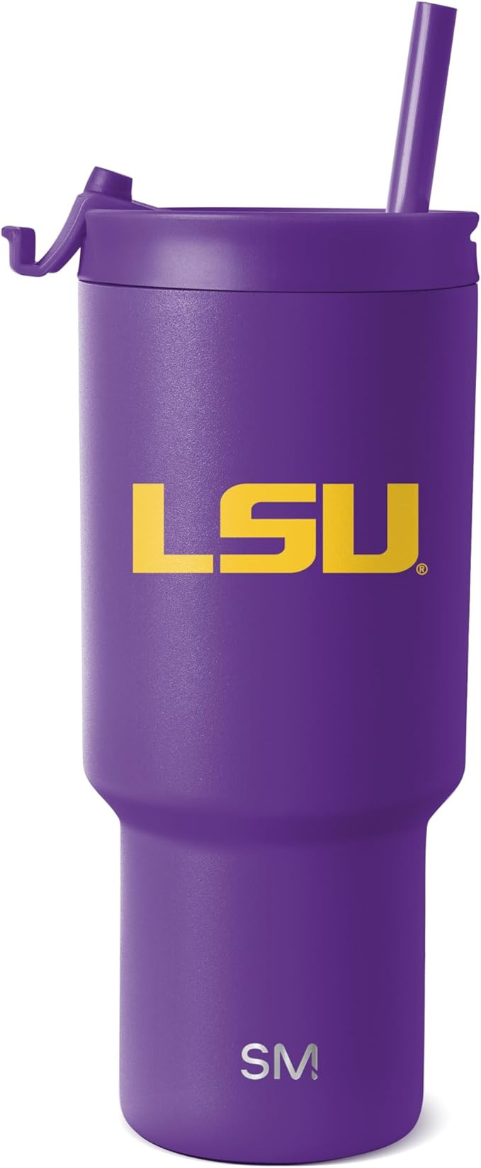 Simple Modern Officially Licensed Collegiate LSU Tigers 30 oz Tumbler with Flip Lid and Straws | ... | Amazon (US)