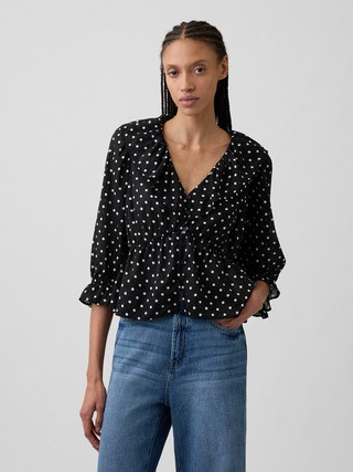 Relaxed Ruffle Top | Gap Factory