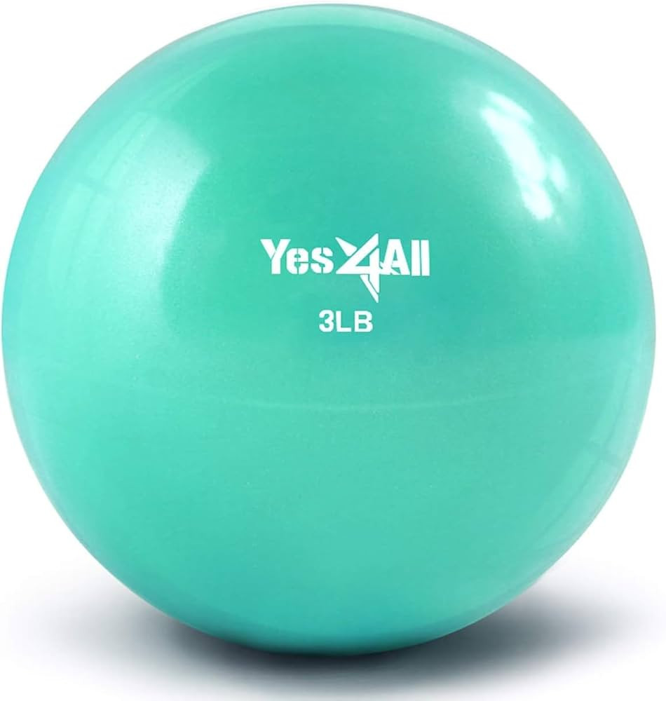 Yes4All Weighted Toning Balls for Exercise, Soft Medicine Balls for Exercise, Pilates, Yoga, Bala... | Amazon (US)