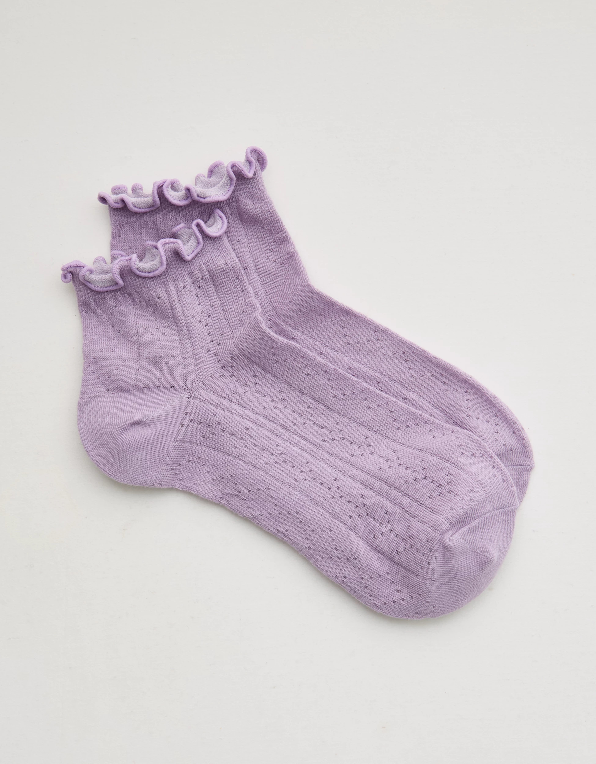 Aerie Pointelle Cotton Shortie Socks | Aerie