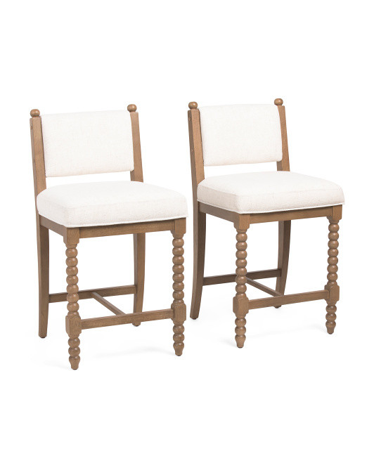 Set Of 2 18x37 Sophia Counter Stools | TJ Maxx
