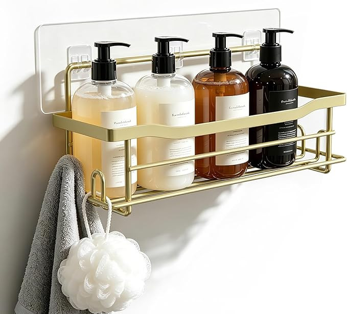 Shower Caddy Shelves Organizer Rack, Single Pack Shower Shelf, Caddies for Shampoo Soap Bathroom ... | Amazon (US)