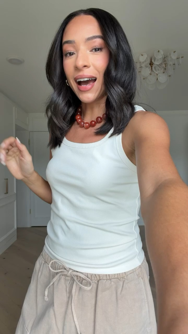 Casual summer outfit for running errands!! Wearing size S scoopneck tank (code NENAXSPANX) and size M barrel pants (wearing low rise could size down) They’re so effortlessly chic and easy for summer and early fall outfits 🤍

casual outfit, work from home outfit, mom outfit, postpartum outfit, gap pants, fall outfit, fall fashion

#LTKSaleAlert #LTKSeasonal #LTKmomlife