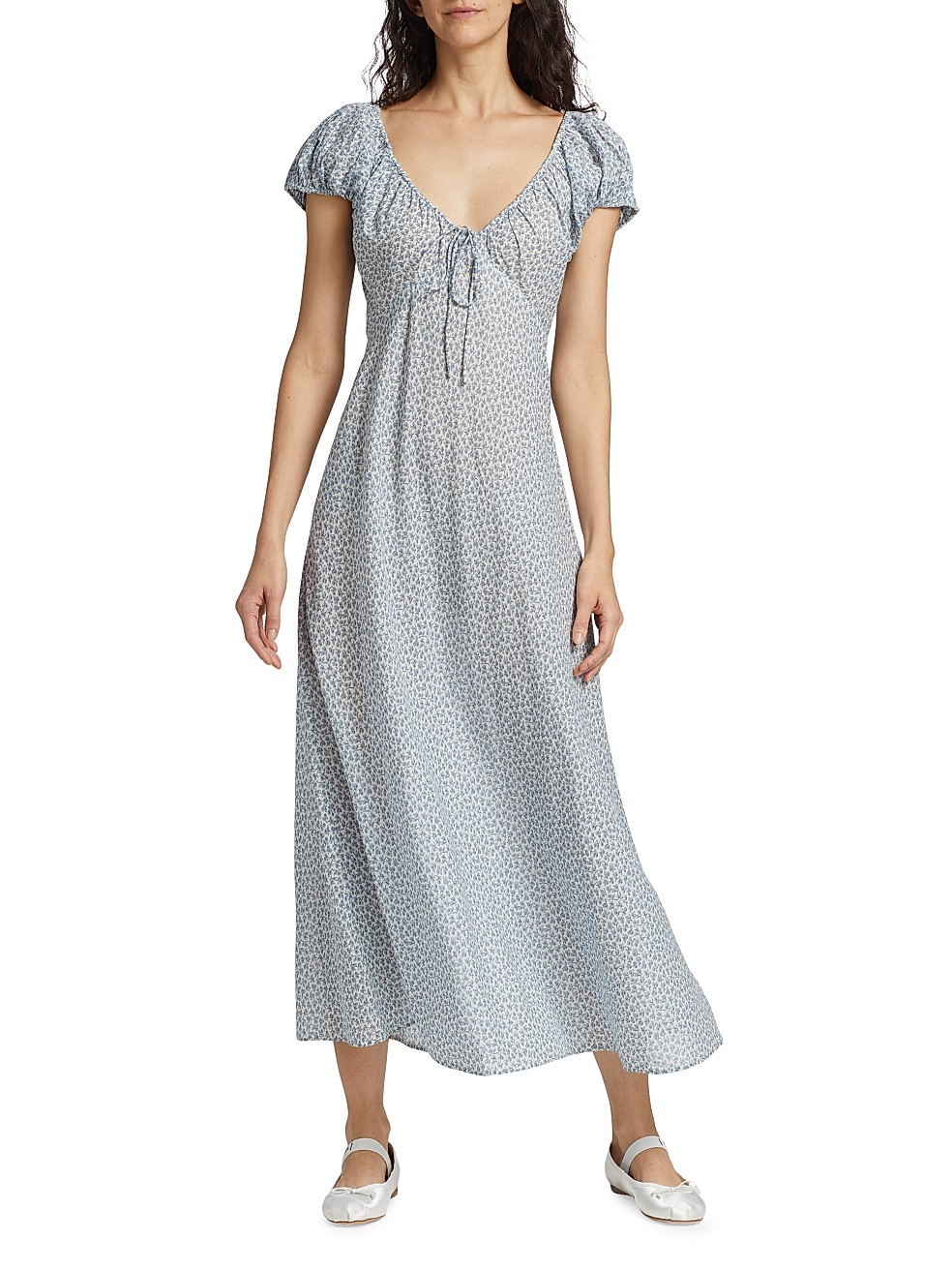 Sofia Floral-Printed Midi-Dress | Saks Fifth Avenue