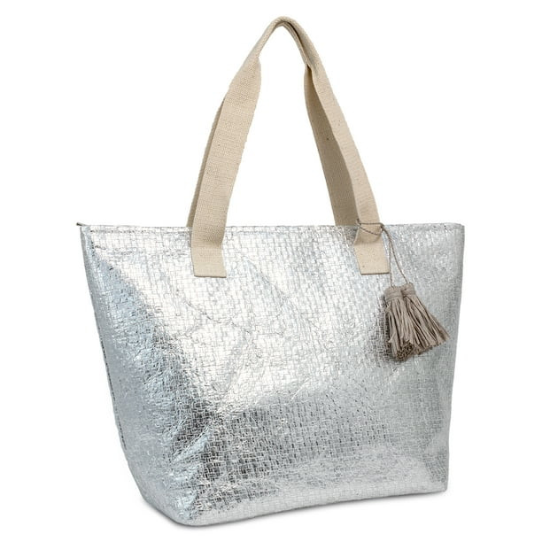 MagidMagid Women's Adult Insulated Beach Tote Bag with Tassel SilverUSDNow $12.03was $19.99$19.99... | Walmart (US)