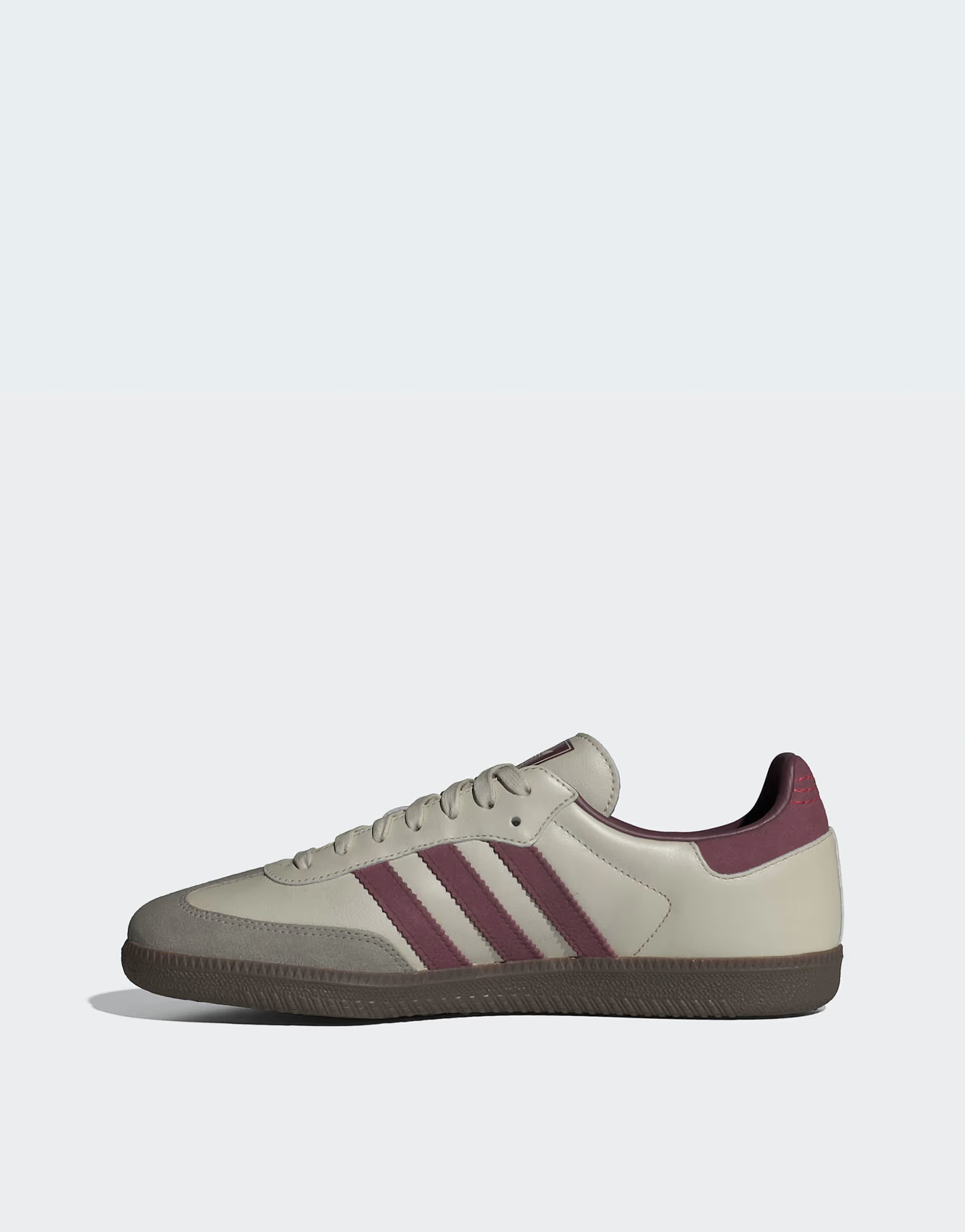 adidas Originals Samba OG sneakers in gray and maroon | ASOS (Global)