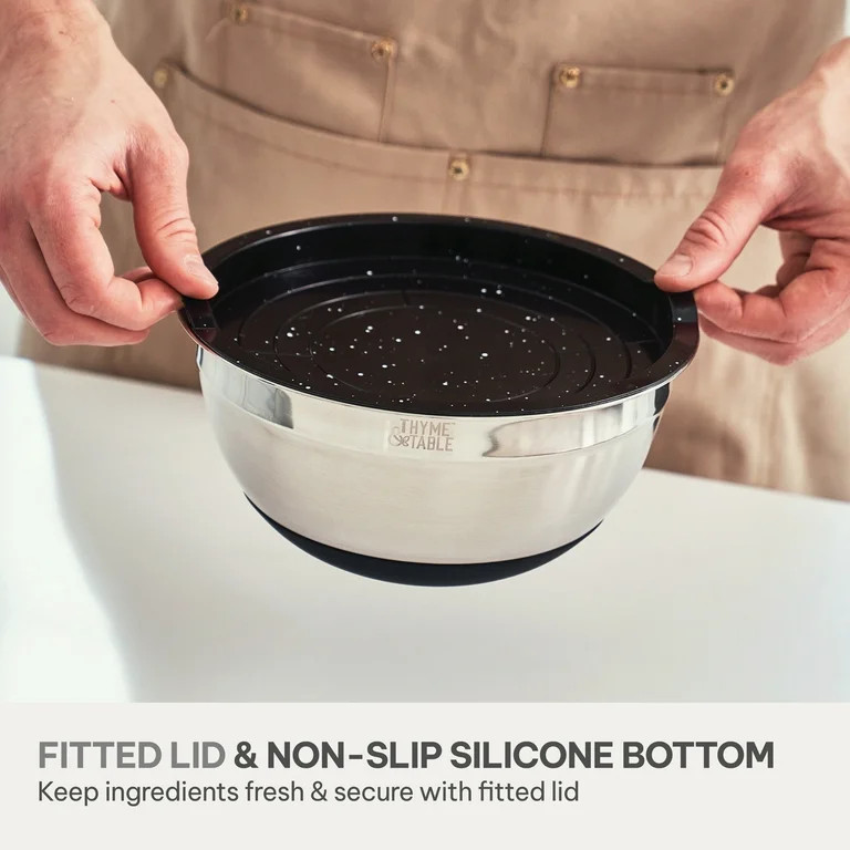 Thyme & Table, 32 Piece Stainless Steel Mixing Bowls and Food Prep Set | Walmart (US)