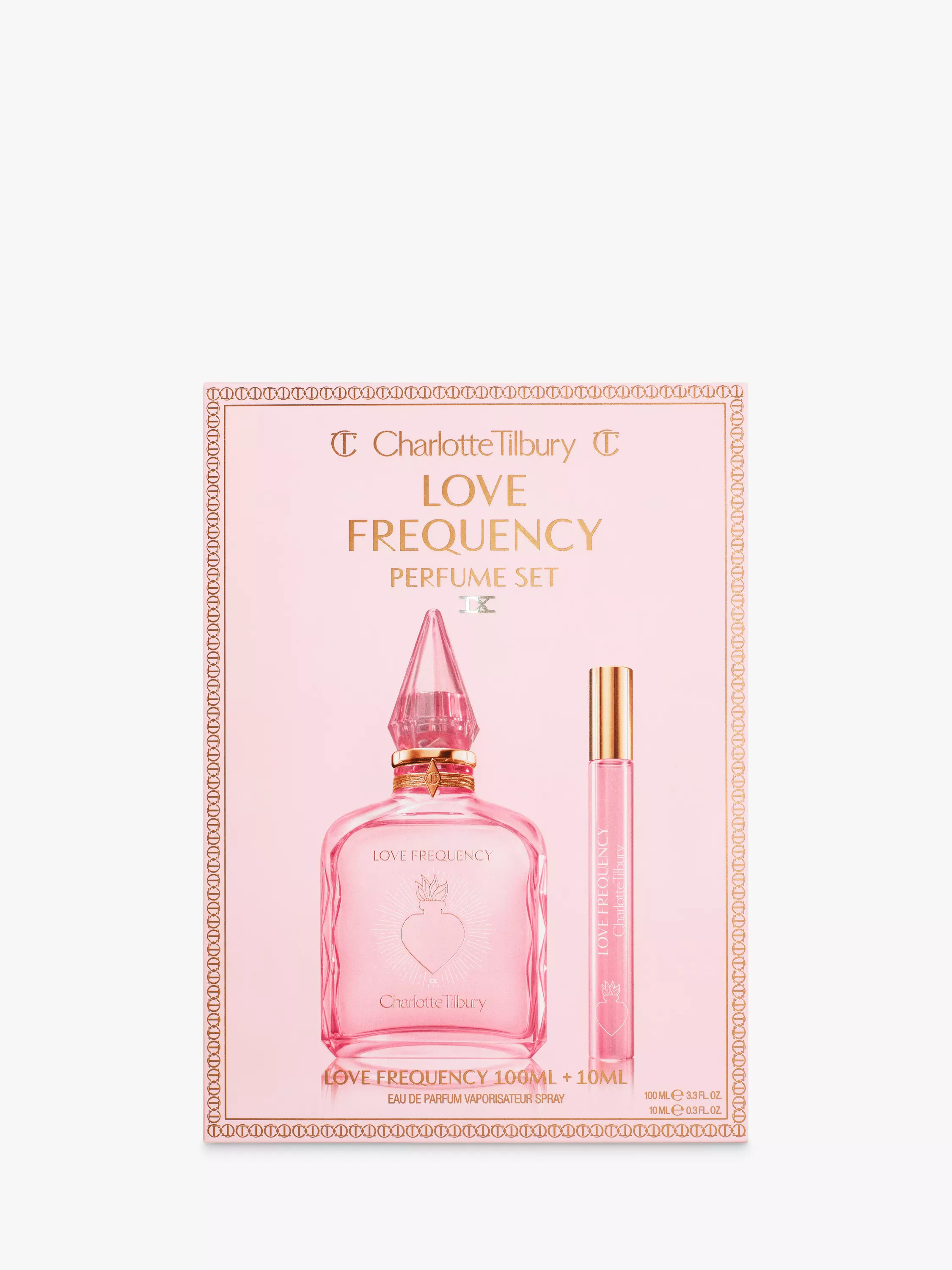 Charlotte TilburyLove Frequency Eau de Parfum 100ml Fragrance Gift Set | John Lewis (UK)