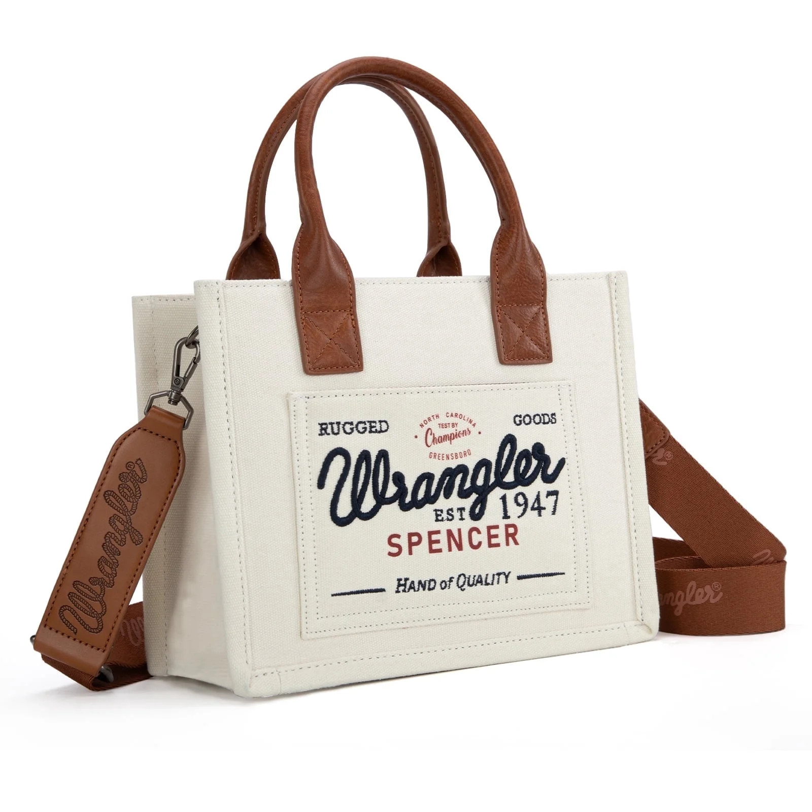 Wrangler Tote Bag for Women Retro Canvas Top Handle Purses and Handbags | Walmart (US)