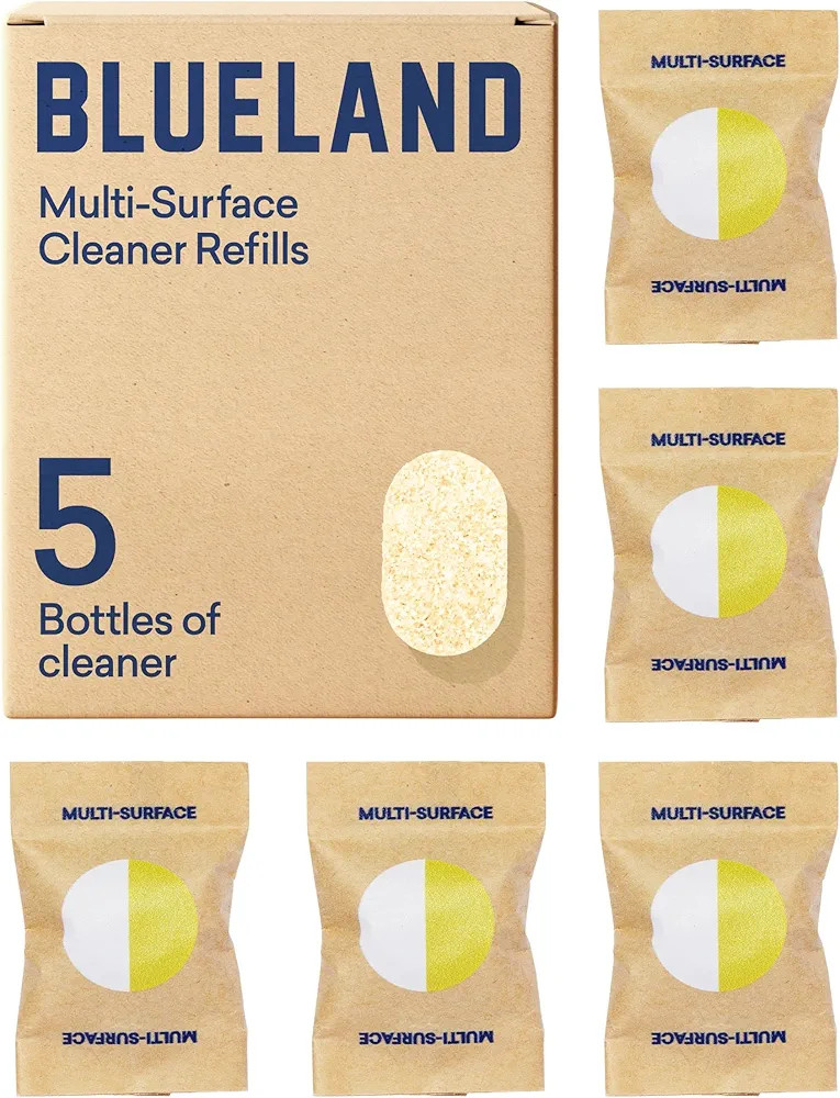 BLUELAND Multi-surface All Purpose Cleaner Refill Tablet 5 Pack | Eco Friendly Products & Cleanin... | Amazon (US)