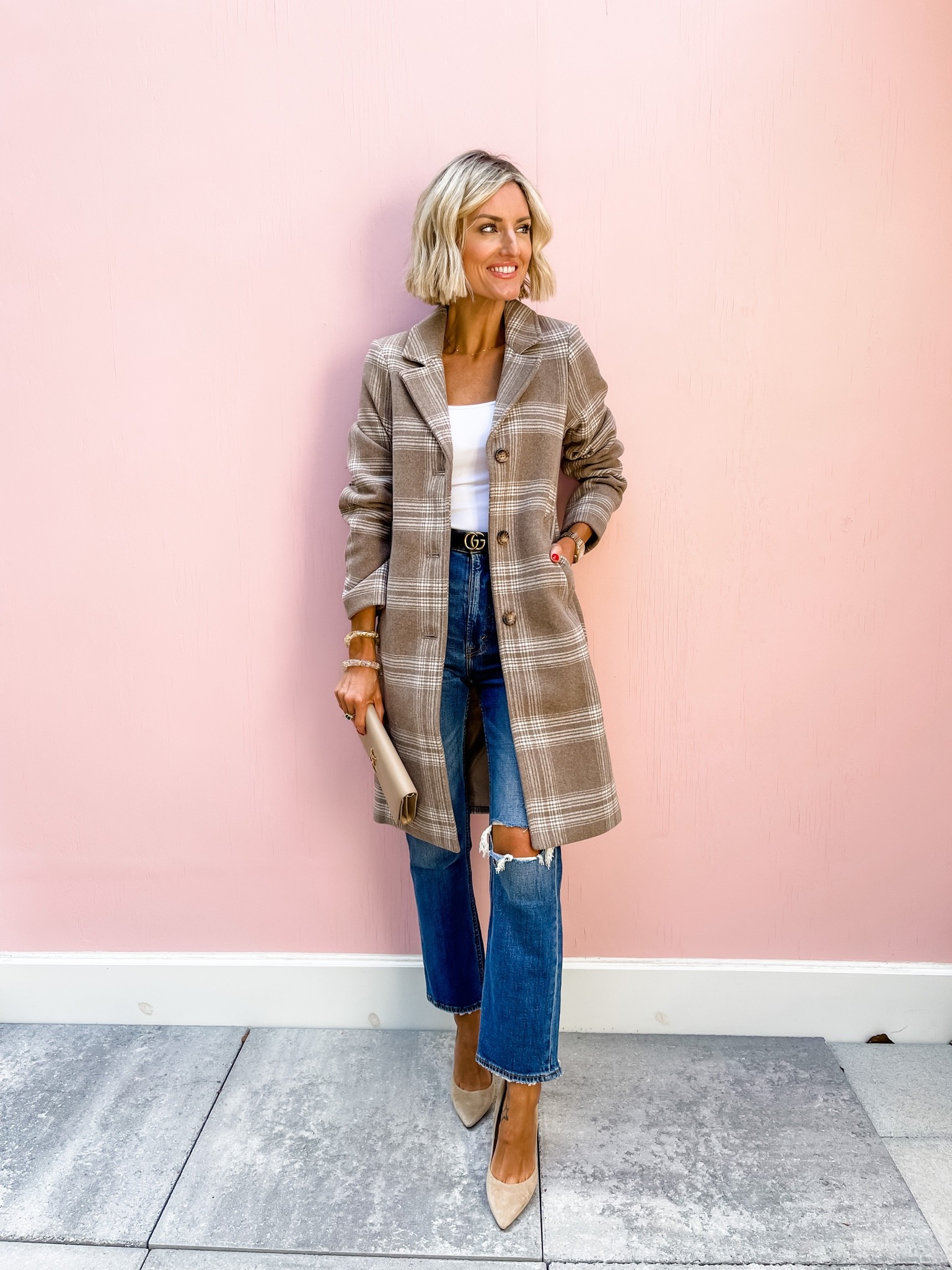 Wool blend coat for colder days! Loverly Grey is in an XS! 

#LTKHoliday #LTKstyletip #LTKSeasonal