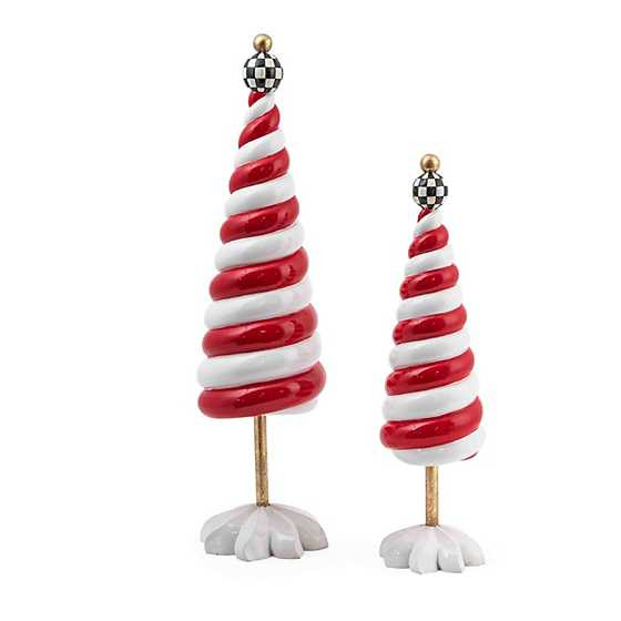 Peppermint Candy Tree, Set of 2 | MacKenzie-Childs