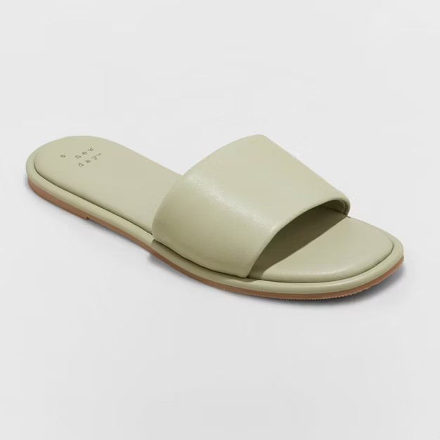 Women's Lulu Slide Sandals - A New Day™ | Target