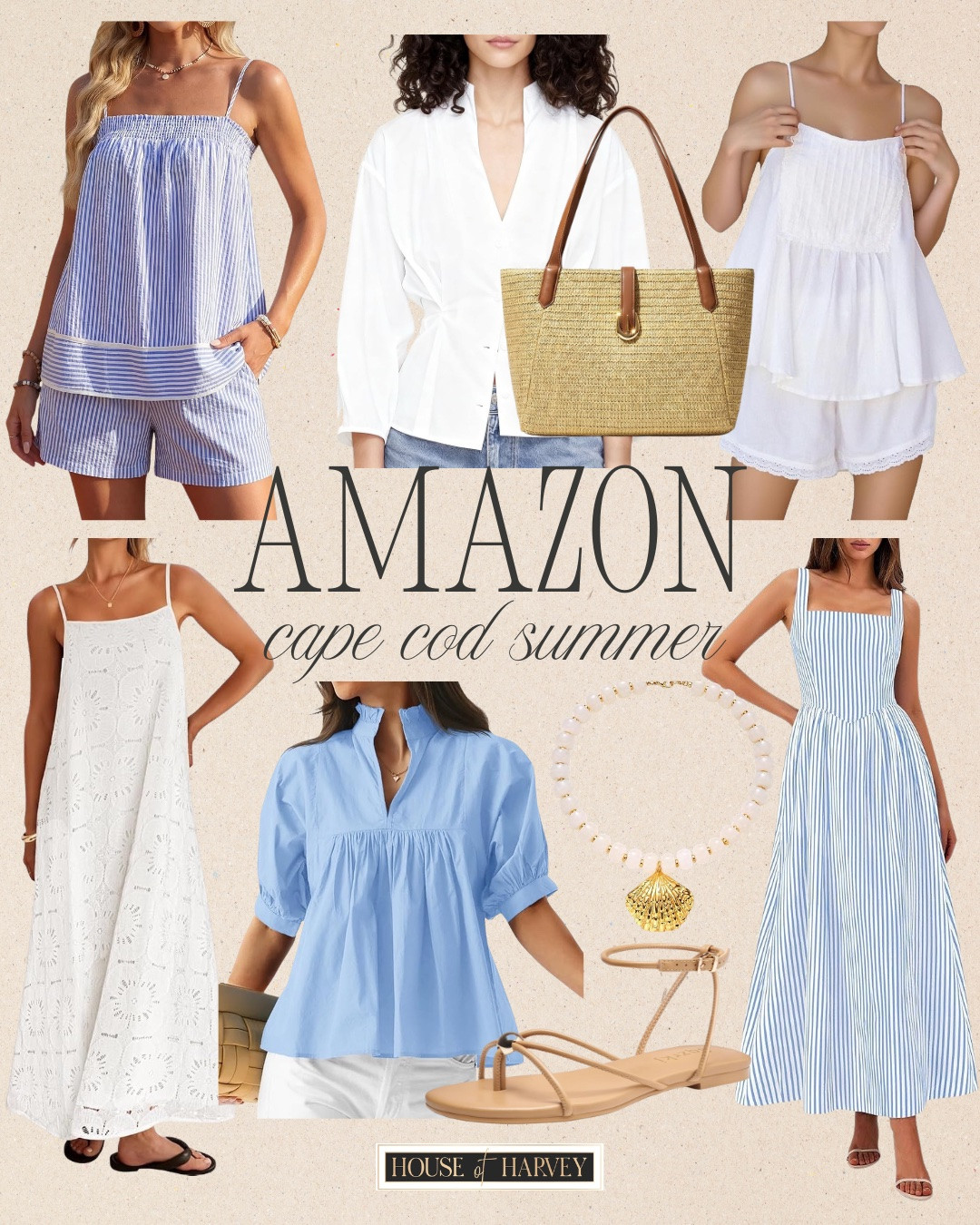 Amazon—cape cod summer! This summer it’s all about softer layers, woven textures, and easy pieces that feel relaxed in the best way. Lightweight knits, easy denim, and simple outfit formulas feel right for coffee walks, salty air, and slower summer evenings. I found some amazing pieces all from Amazon and under $100 that embody this style vibe! I have dresses, sets, tops and other fun accessories that are so chic! All linked ⬆️

#ltkcreator #ltkfinds #ltkwatchnow #amazon #amazonfinds #summer #summeroutfits #summerfashion #capecod

#LTKgrwm #LTKootd #LTKSeasonal