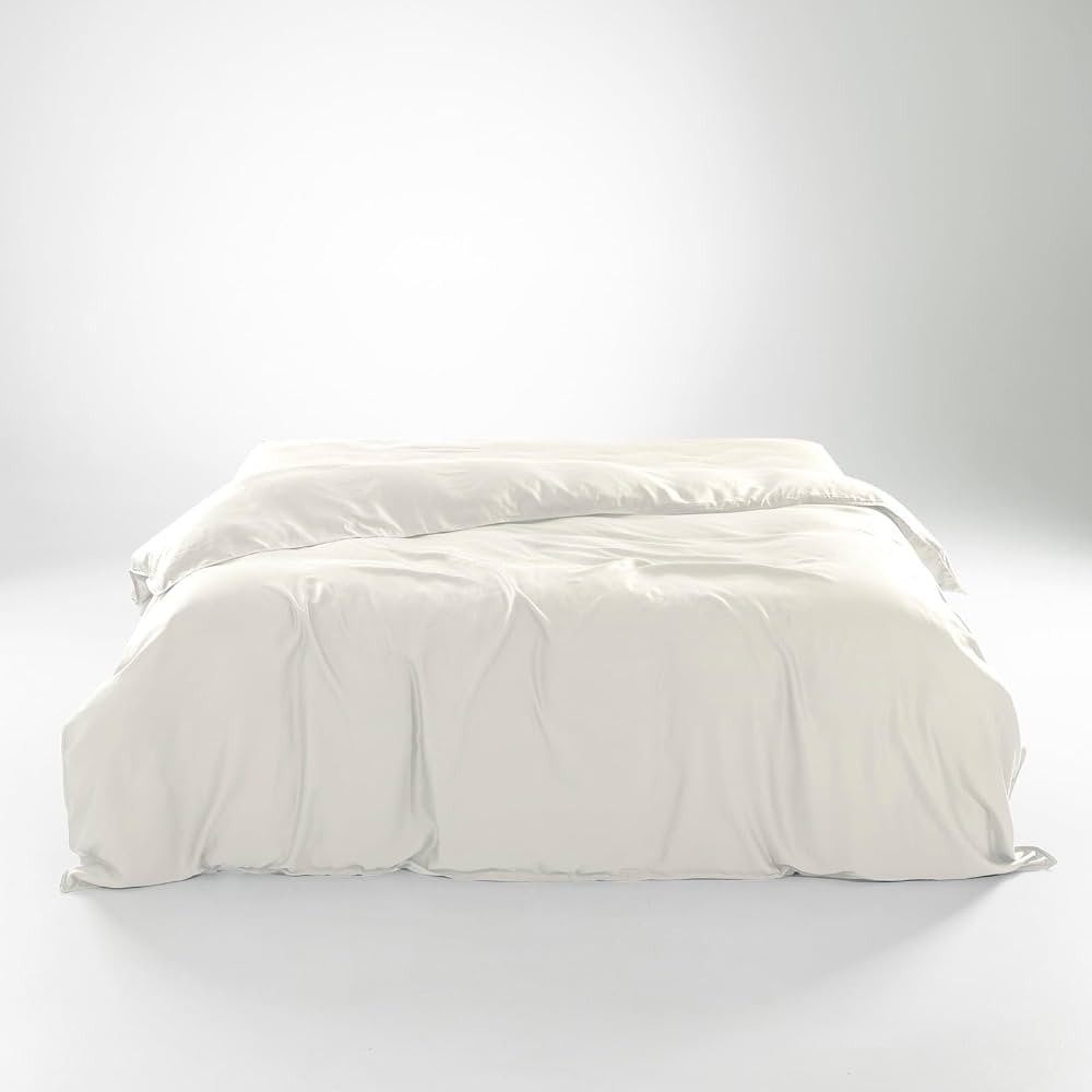 Olive + Crate Eucalyptus Cooling Duvet Cover Set Queen Size, Certified Tencel Lyocell Fiber from ... | Amazon (US)