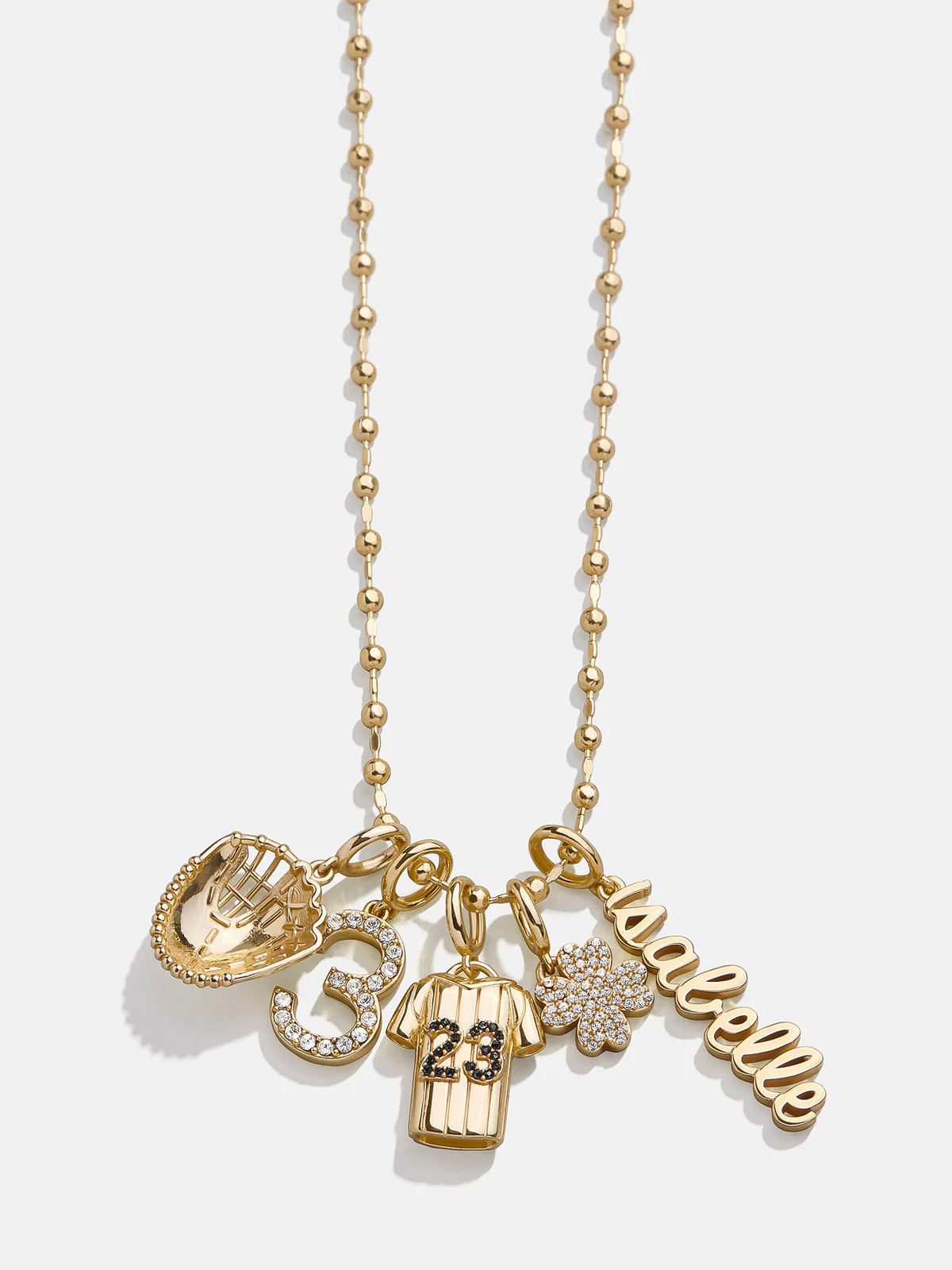 Custom Cluster Charm Necklace - Gold | BaubleBar (US)