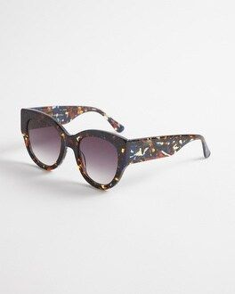 Blue Faux Tort Cateye Sunglasses | Chico's