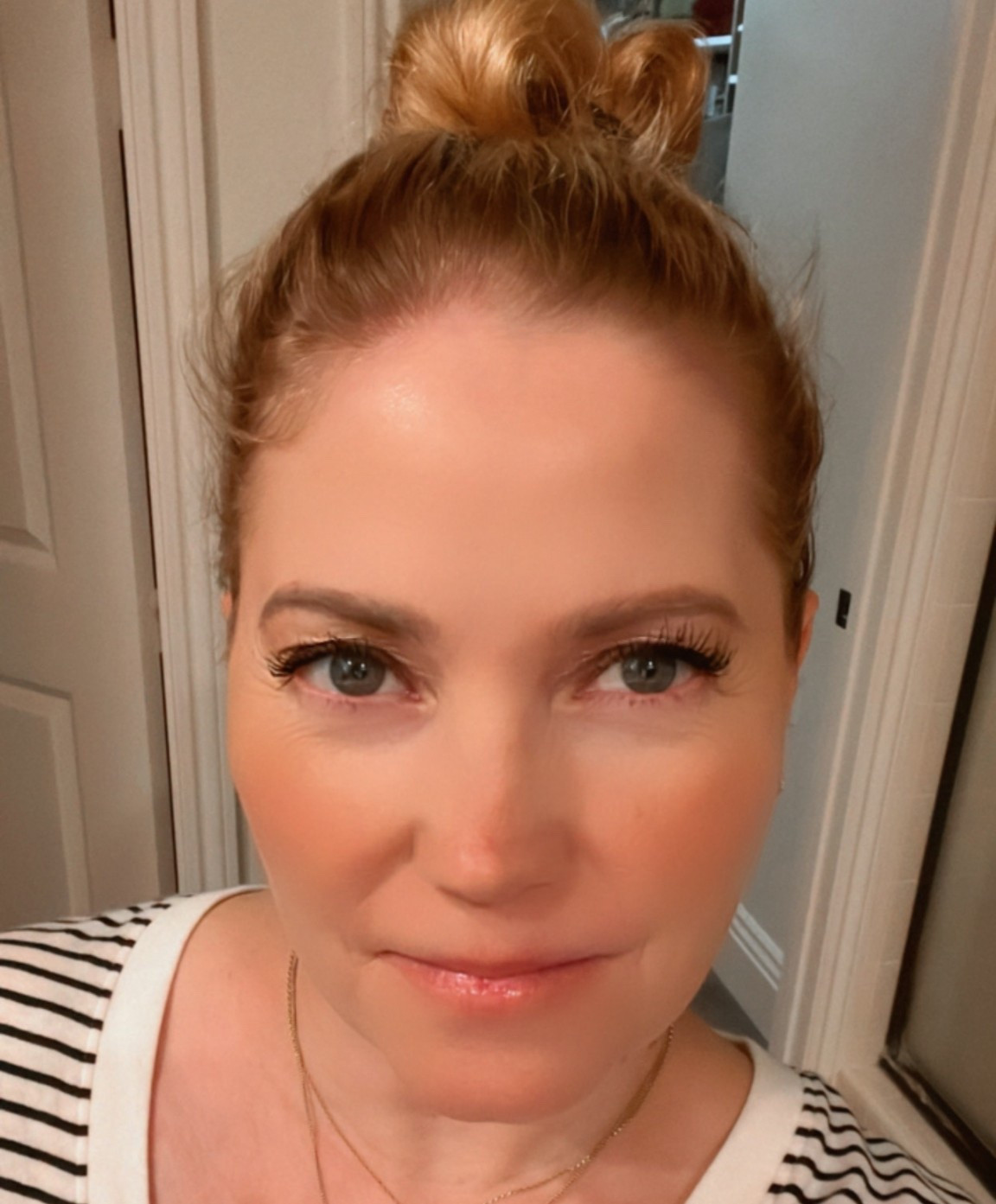 These self adhesive eyelashes are sooo easy and add a lot of length and volume. The best part is no glue is required! Look at the comparison- my right eye has the lashes, the left does not. I also linked the mascara is I use along with other products I love. 

#LTKOver40 #LTKFindsUnder50 #LTKBeauty