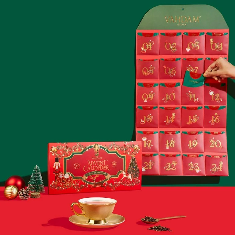 Limited Edition - Advent Calendar 2024 Folding Gift Box | 24 Unique Loose Leaf Teas - Holiday Gif... | Walmart (US)