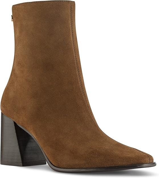 Amazon.com | Jatarea Women's Leather Bootie SYRUP BROWN 7.5 | Knee-High | Amazon (US)