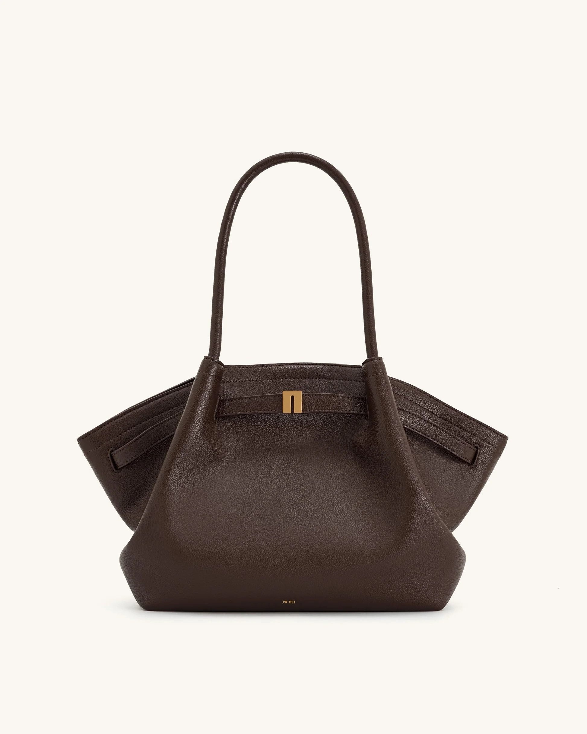 Hana Medium Tote Bag - Dark Brown | JW PEI US